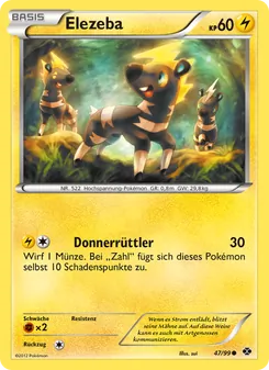 Elezeba, Karte 47 aus Kommende Schicksale