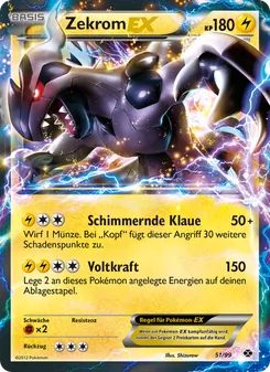 Zekrom-EX, Karte 51 aus Kommende Schicksale
