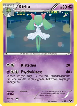 Kirlia, Karte 56 aus Kommende Schicksale