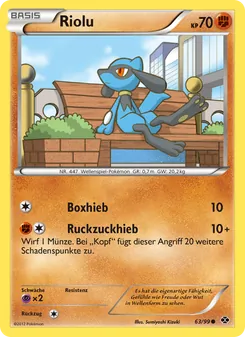Riolu, Karte 63 aus Kommende Schicksale