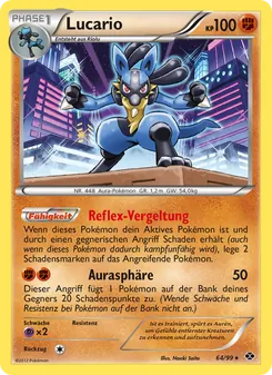 Lucario, Karte 64 aus Kommende Schicksale