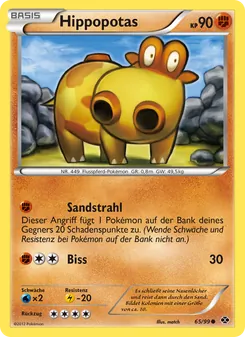Hippopotas, Karte 65 aus Kommende Schicksale