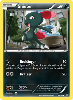Sniebel, Karte 69 aus Kommende Schicksale