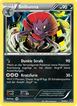Snibunna, Karte 70 aus Kommende Schicksale