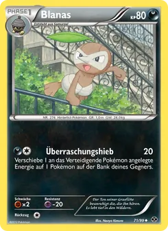 Blanas, Karte 71 aus Kommende Schicksale