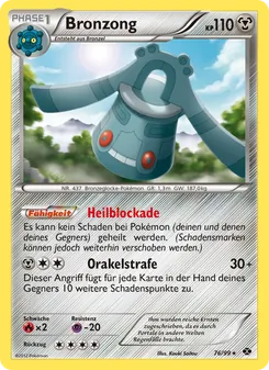 Bronzong, Karte 76 aus Kommende Schicksale