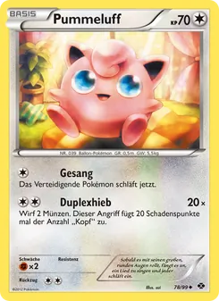 Pummeluff, Karte 78 aus Kommende Schicksale