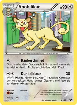 Snobilikat, Karte 81 aus Kommende Schicksale