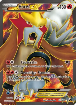 Entei-EX, Karte 103 aus Erforscher der Finsternis
