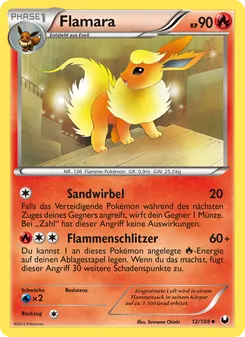 Flamara, Karte 12 aus Erforscher der Finsternis