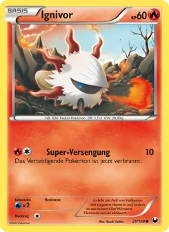 Ignivor, Karte 21 aus Erforscher der Finsternis