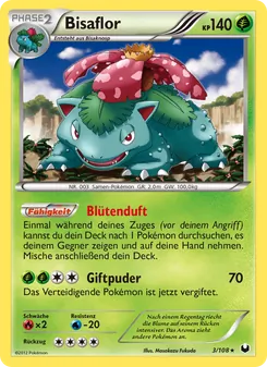 Bisaflor, Karte 3 aus Erforscher der Finsternis