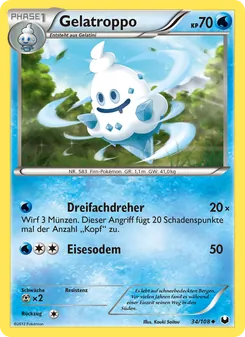 Gelatroppo, Karte 34 aus Erforscher der Finsternis