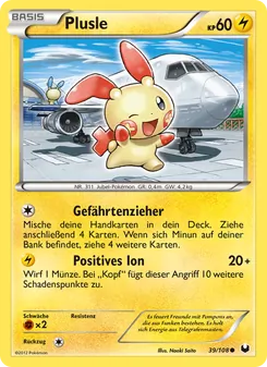 Plusle, Karte 39 aus Erforscher der Finsternis
