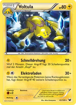 Voltula, Karte 43 aus Erforscher der Finsternis