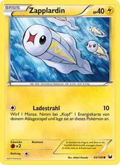 Zapplardin, Karte 44 aus Erforscher der Finsternis