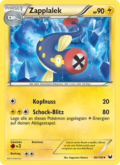 Zapplalek, Karte 46 aus Erforscher der Finsternis