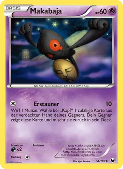 Makabaja, Karte 51 aus Erforscher der Finsternis