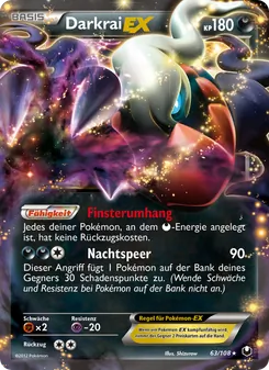 Darkrai-EX, Karte 63 aus Erforscher der Finsternis