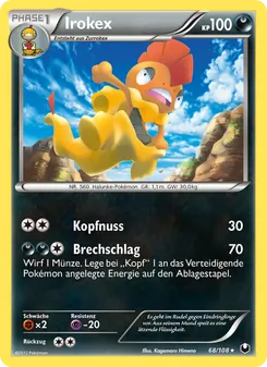 Irokex, Karte 68 aus Erforscher der Finsternis