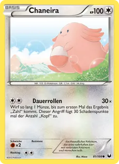 Chaneira, Karte 81 aus Erforscher der Finsternis