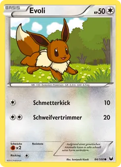 Evoli, Karte 84 aus Erforscher der Finsternis