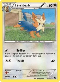 Terribark, Karte 87 aus Erforscher der Finsternis