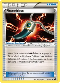 Finsterklaue, Karte 92 aus Erforscher der Finsternis
