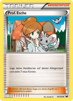 Prof. Esche, Karte 98 aus Erforscher der Finsternis