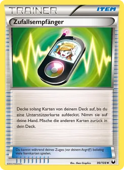 Zufallsempfänger, Karte 99 aus Erforscher der Finsternis