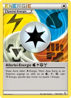 Allerlei-Energie WaterLightningFightingMetal, Karte 118 aus Hoheit der Drachen