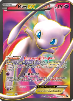 Mew-EX, Karte 120 aus Hoheit der Drachen
