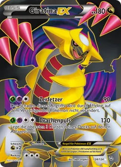 Giratina-EX, Karte 124 aus Hoheit der Drachen