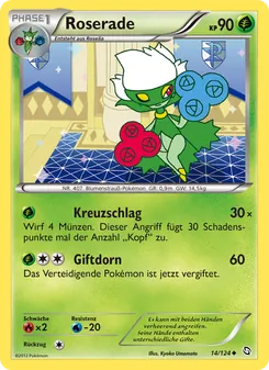 Roserade, Karte 14 aus Hoheit der Drachen