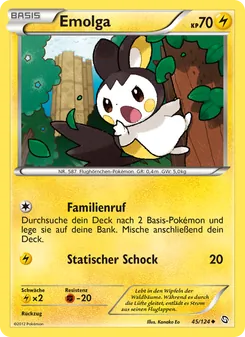 Emolga, Karte 45 aus Hoheit der Drachen