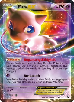 Mew-EX, Karte 46 aus Hoheit der Drachen