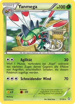 Yanmega, Karte 5 aus Hoheit der Drachen