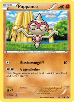 Puppance, Karte 63 aus Hoheit der Drachen