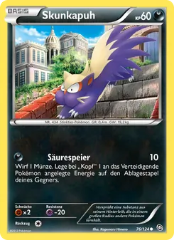 Skunkapuh, Karte 76 aus Hoheit der Drachen