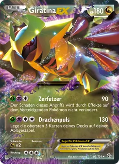 Giratina-EX, Karte 92 aus Hoheit der Drachen