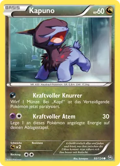 Kapuno, Karte 93 aus Hoheit der Drachen