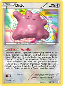 Ditto, Karte 108 aus Überschrittene Schwellen