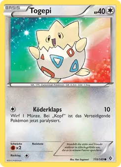 Togepi, Karte 110 aus Überschrittene Schwellen