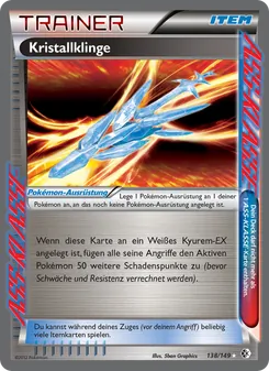 Kristallklinge, Karte 138 aus Überschrittene Schwellen