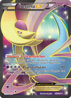 Cresselia-EX, Karte 143 aus Überschrittene Schwellen