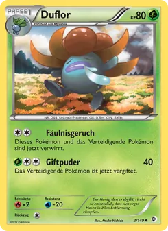 Duflor, Karte 2 aus Überschrittene Schwellen