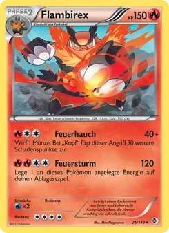 Flambirex, Karte 26 aus Überschrittene Schwellen