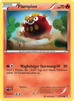 Flampion, Karte 27 aus Überschrittene Schwellen