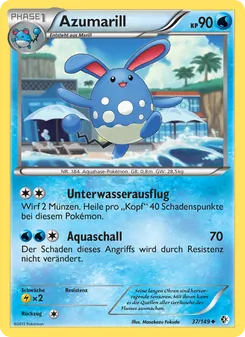 Azumarill, Karte 37 aus Überschrittene Schwellen