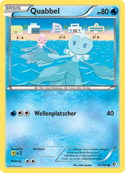 Quabbel, Karte 44 aus Überschrittene Schwellen